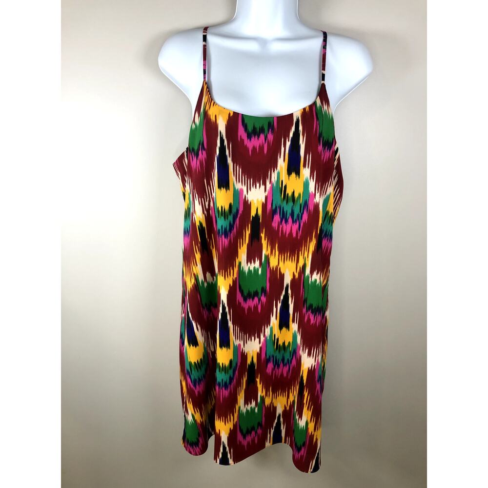 Alice + Olivia Women's Dress Abstract Print Spaghetti Straps Size M